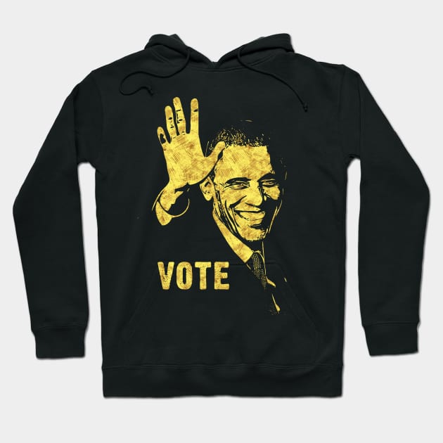 ✪✪✪ BARACK OBAMA ✪✪✪ VOTE Portrait Abstract Art Style Tribute Hoodie by Naumovski